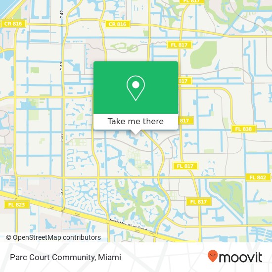 Parc Court Community map