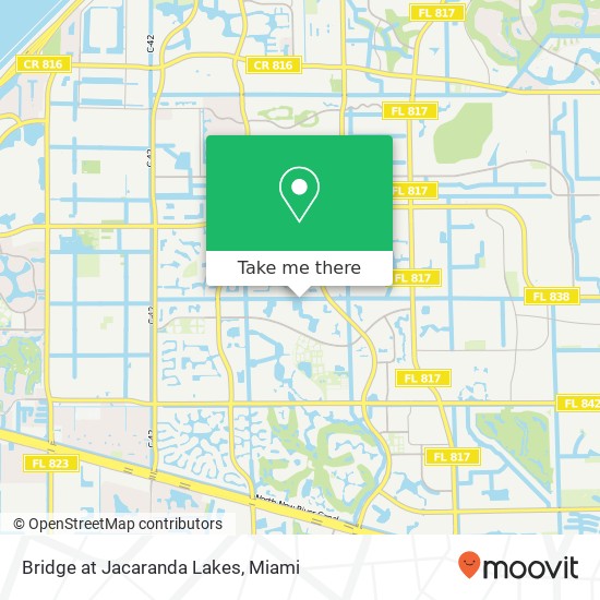 Mapa de Bridge at Jacaranda Lakes