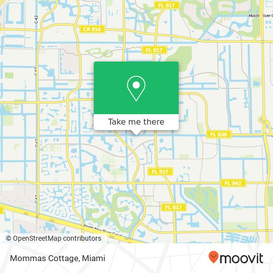 Mapa de Mommas Cottage