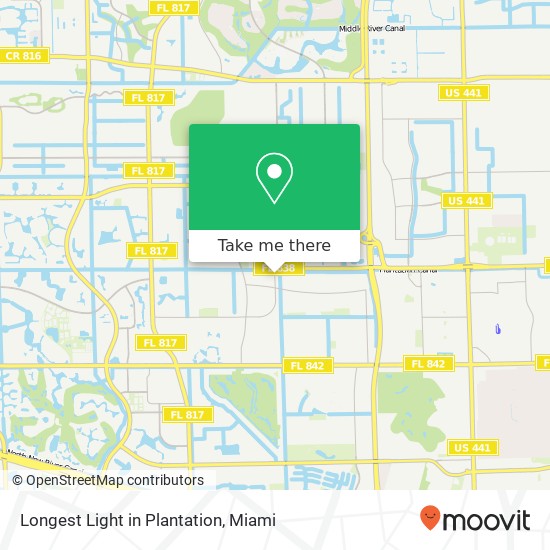Longest Light in Plantation map