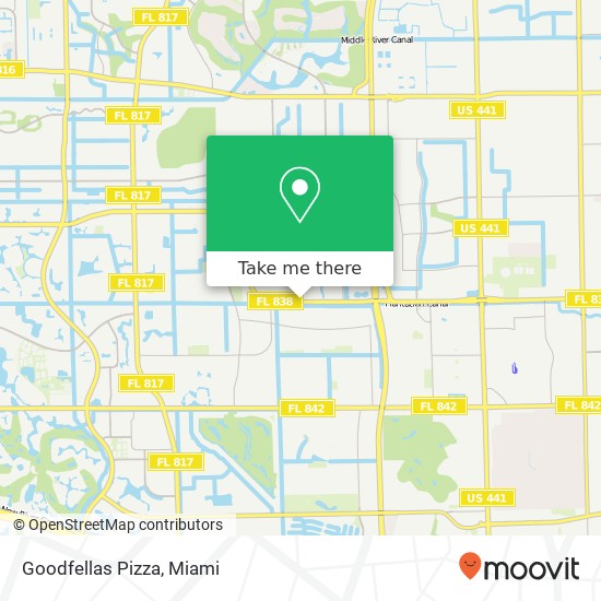 Goodfellas Pizza map