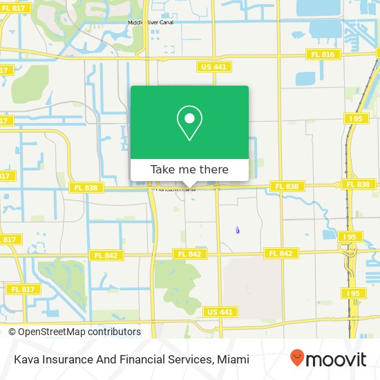 Kava Insurance And Financial Services map