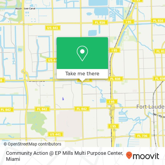 Community Action @ EP Mills Multi Purpose Center map