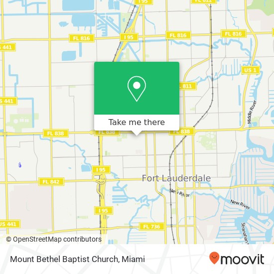 Mapa de Mount Bethel Baptist Church