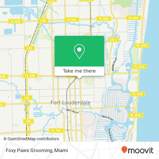Foxy Paws Grooming map