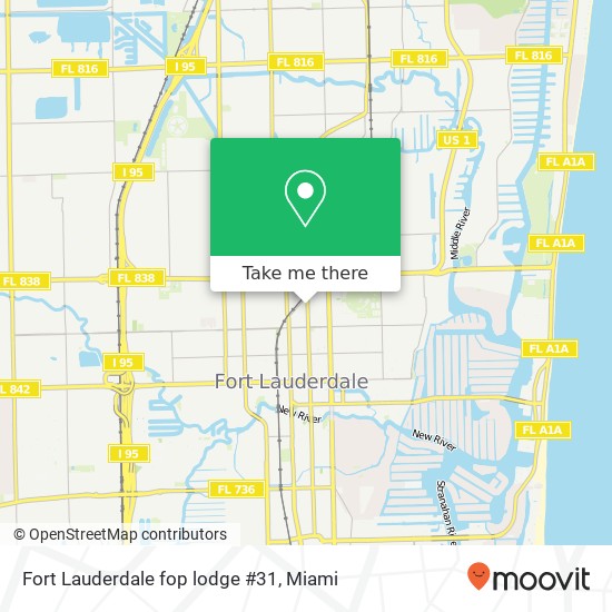 Fort Lauderdale fop lodge #31 map