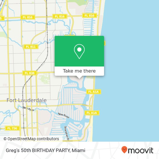 Greg's 50th BIRTHDAY PARTY map