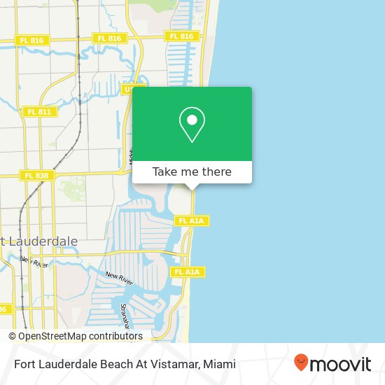 Fort Lauderdale Beach At Vistamar map