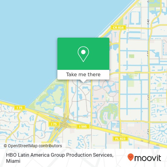 Mapa de HBO Latin America Group Production Services