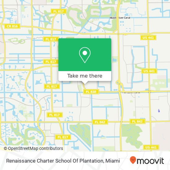 Mapa de Renaissance Charter School Of Plantation