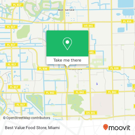 Best Value Food Store map