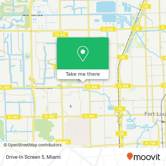 Drive-In Screen 5 map
