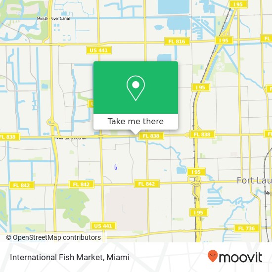 Mapa de International Fish Market