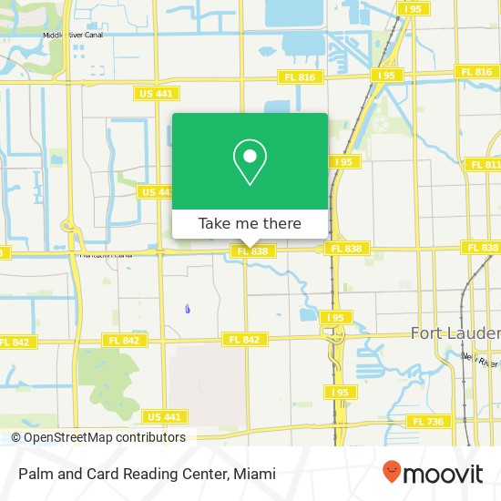 Mapa de Palm and Card Reading Center