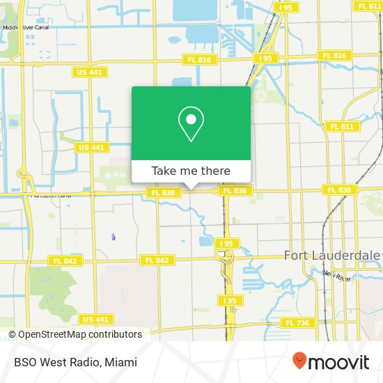 BSO West Radio map