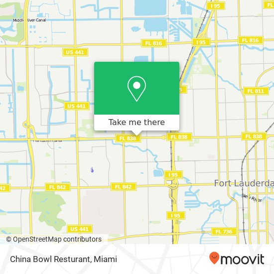 Mapa de China Bowl Resturant