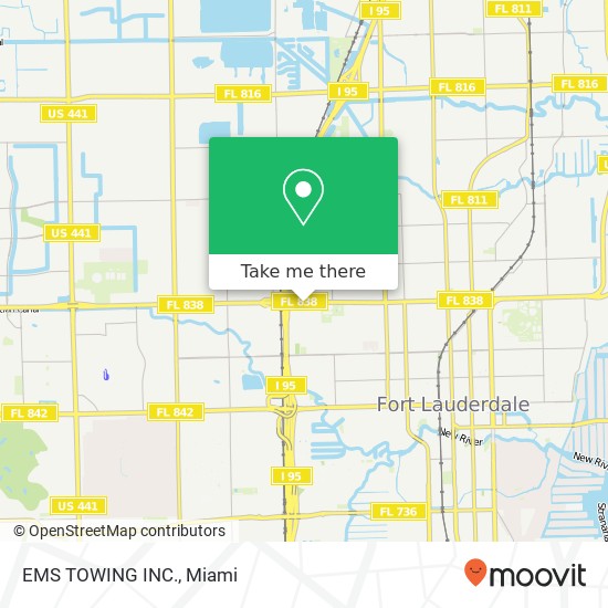 Mapa de EMS TOWING INC.