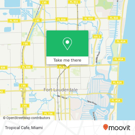 Mapa de Tropical Cafe