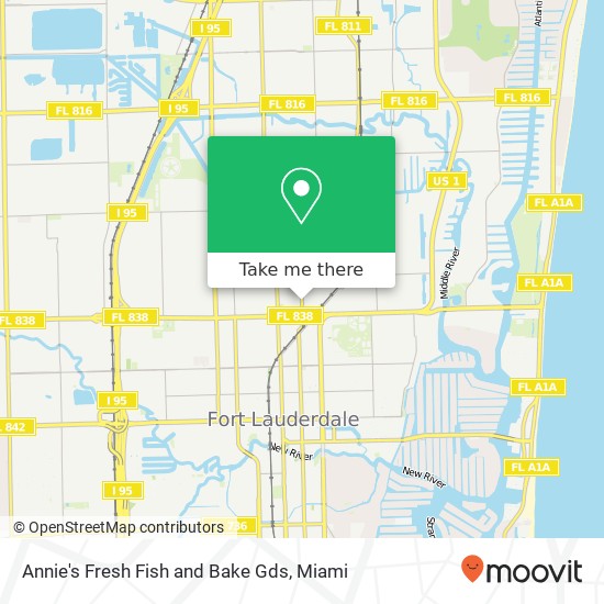 Mapa de Annie's Fresh Fish and Bake Gds