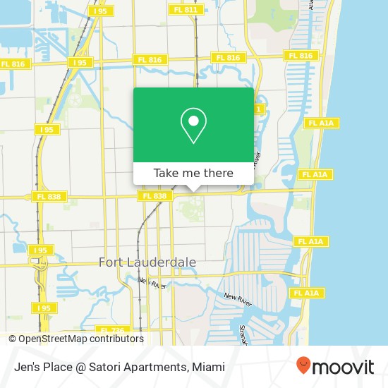 Mapa de Jen's Place @ Satori Apartments