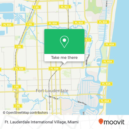 Mapa de Ft. Lauderdale International Village