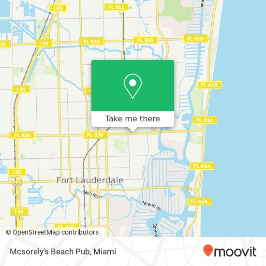 Mapa de Mcsorely's Beach Pub