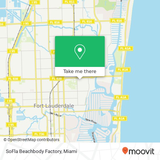 SoFla Beachbody Factory map