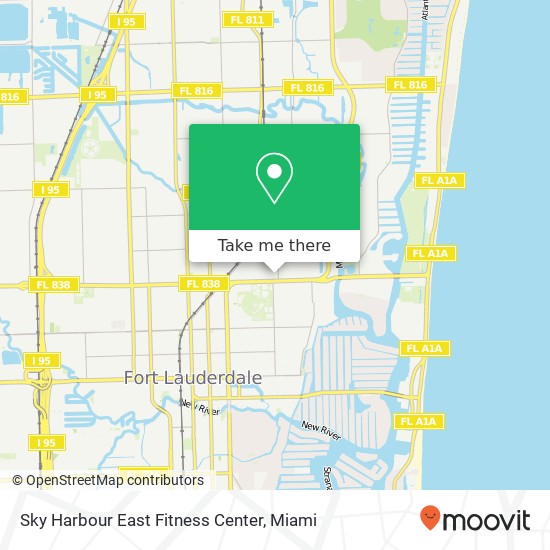 Sky Harbour East Fitness Center map