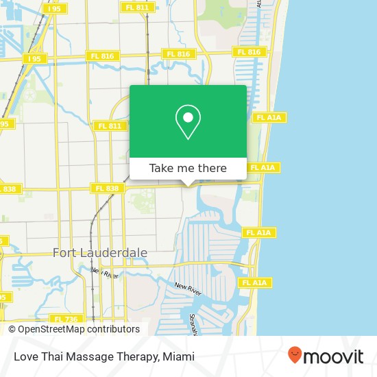 Love Thai Massage Therapy map