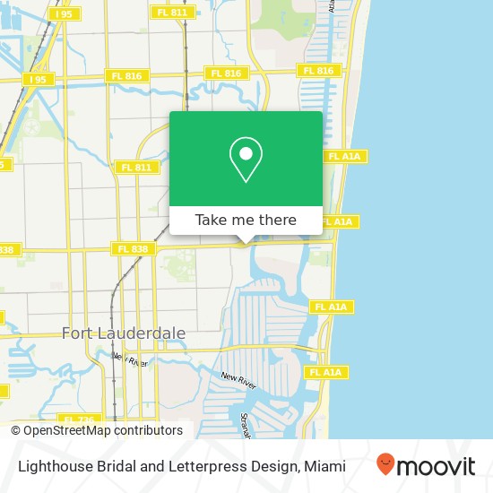 Lighthouse Bridal and Letterpress Design map