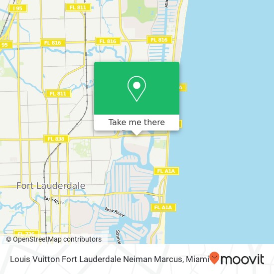 Mapa de Louis Vuitton Fort Lauderdale Neiman Marcus