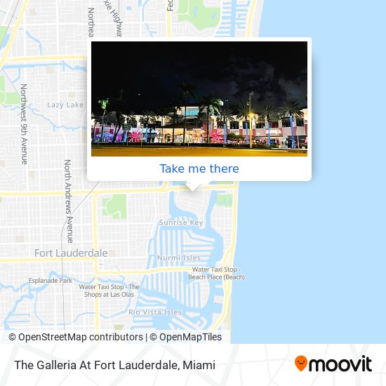 The Galleria At Fort Lauderdale map