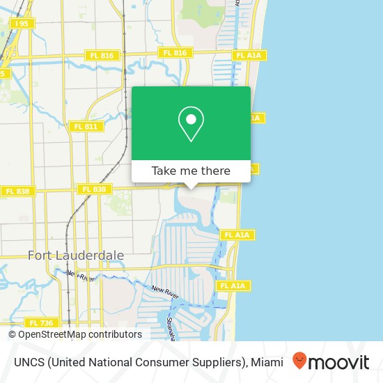 UNCS (United National Consumer Suppliers) map