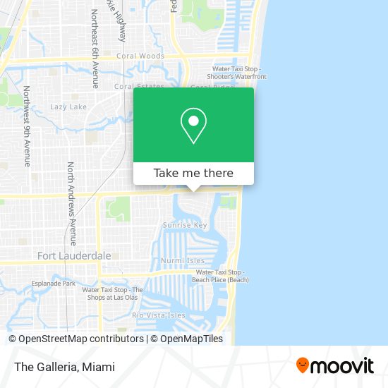 How to get to The Galleria in Fort Lauderdale by Bus?