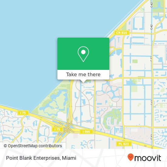 Point Blank Enterprises map