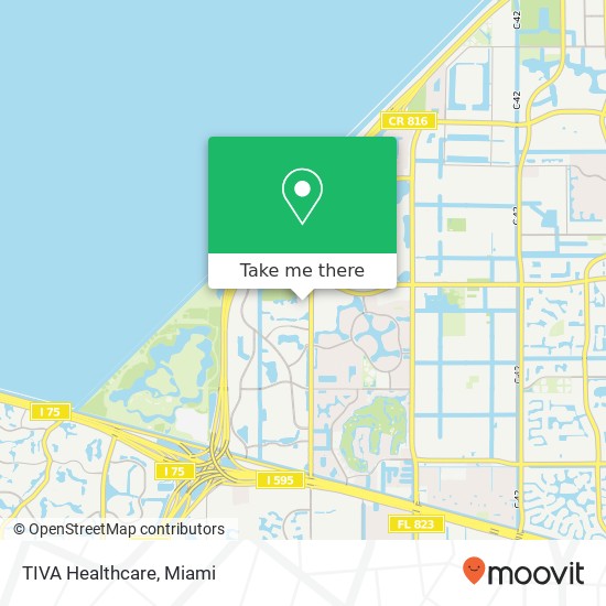 TIVA Healthcare map