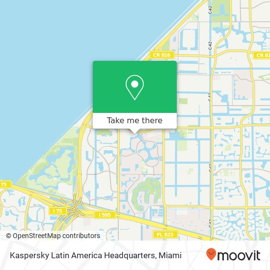 Mapa de Kaspersky Latin America Headquarters