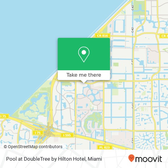 Mapa de Pool at DoubleTree by Hilton Hotel