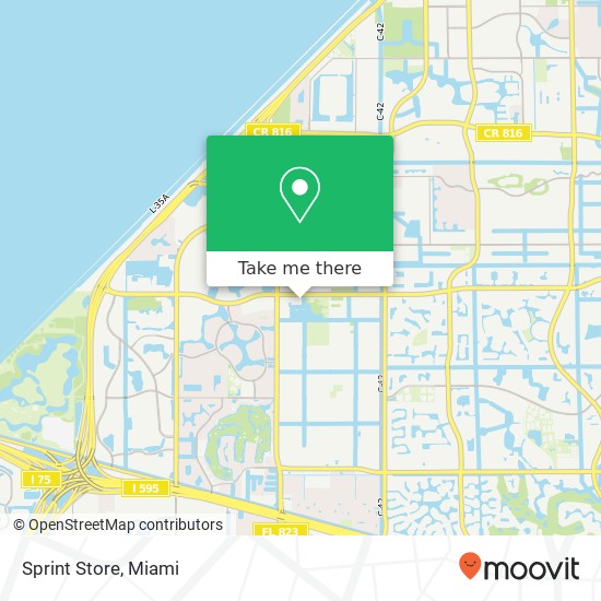 Sprint Store map