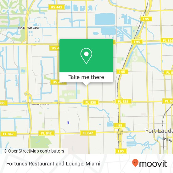 Mapa de Fortunes Restaurant and Lounge
