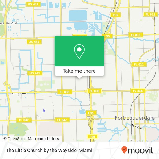 The Little Church by the Wayside map