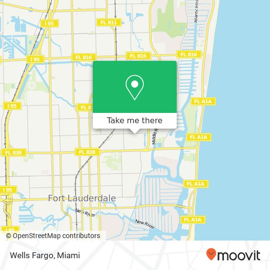 Mapa de Wells Fargo