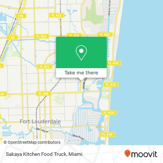 Mapa de Sakaya Kitchen Food Truck