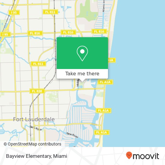 Bayview Elementary map