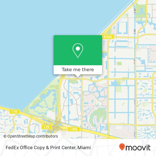 Mapa de FedEx Office Copy & Print Center