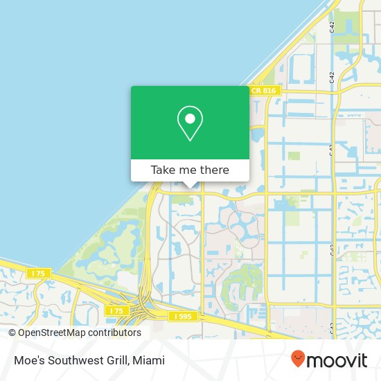 Moe's Southwest Grill map