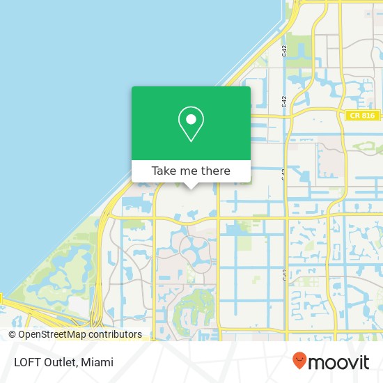 LOFT Outlet map
