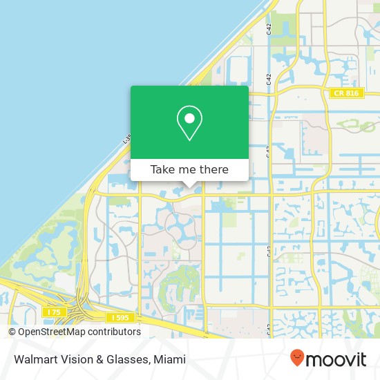 Mapa de Walmart Vision & Glasses