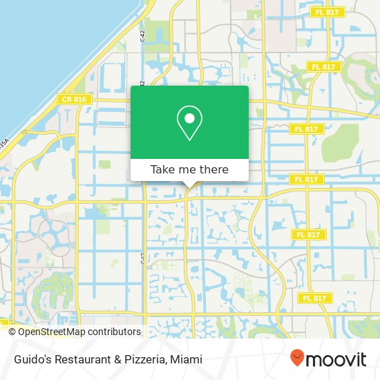 Mapa de Guido's Restaurant & Pizzeria