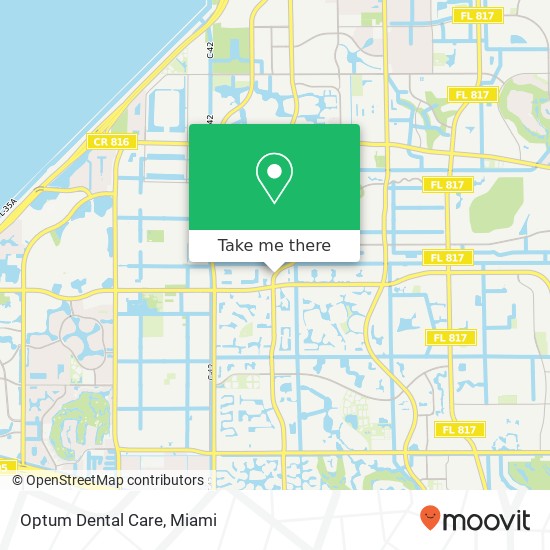 Optum Dental Care map